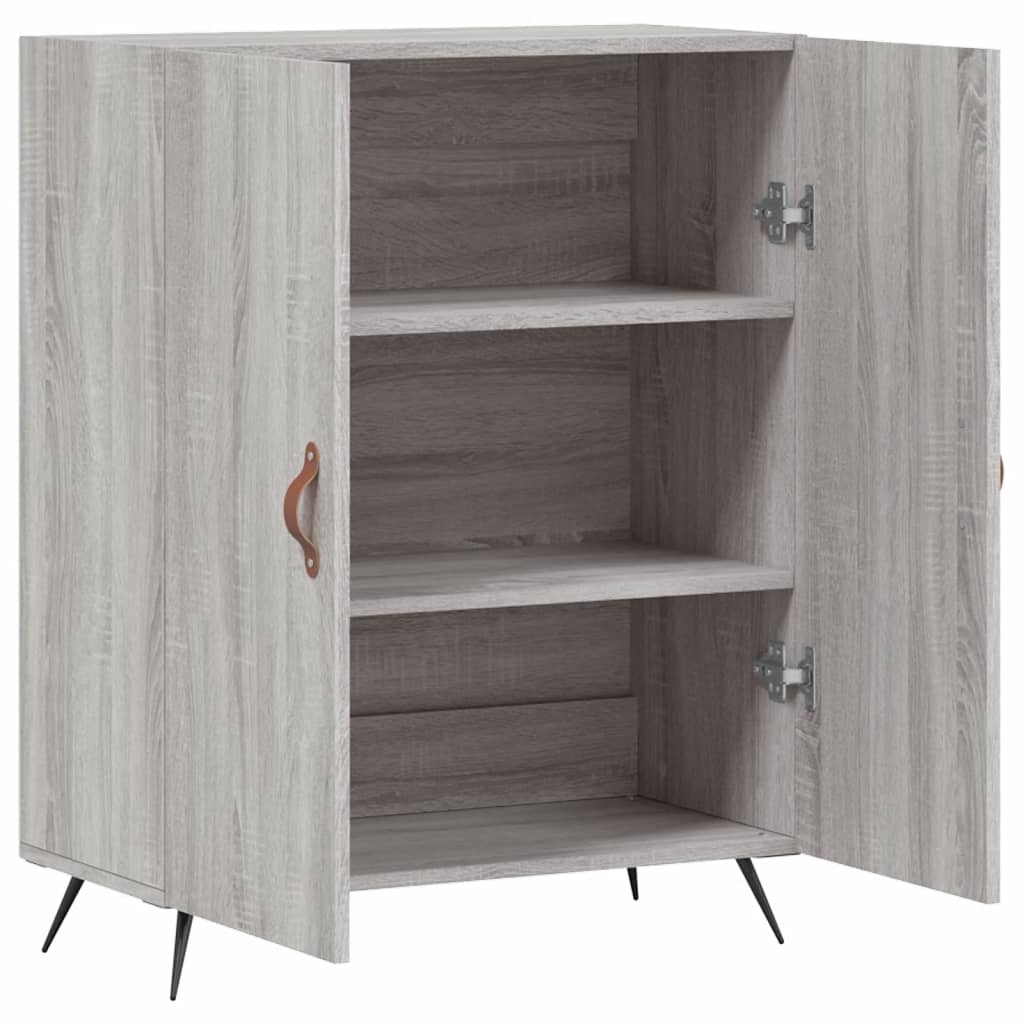 vidaXL Dulap, gri sonoma, 69,5x34x90 cm, lemn compozit