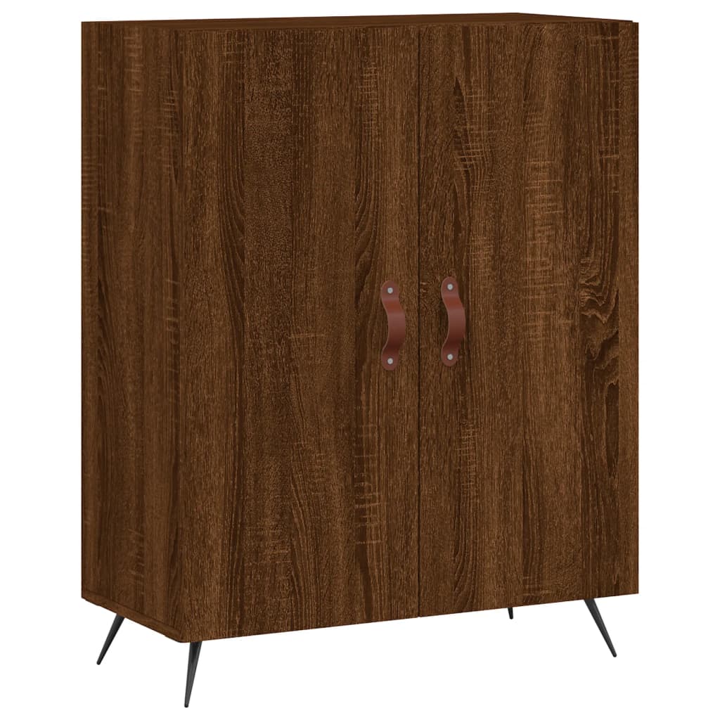 vidaXL Dulap, stejar maro, 69,5x34x90 cm, lemn prelucrat