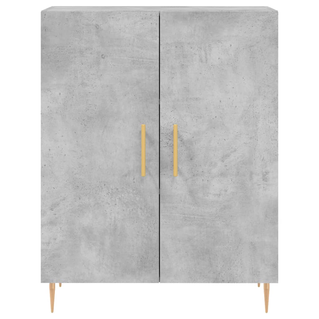 vidaXL Dulap, gri beton, 69,5x34x90 cm, lemn compozit vidaXL Dulap, gri beton, 69,5x34x90 cm, lemn compozit