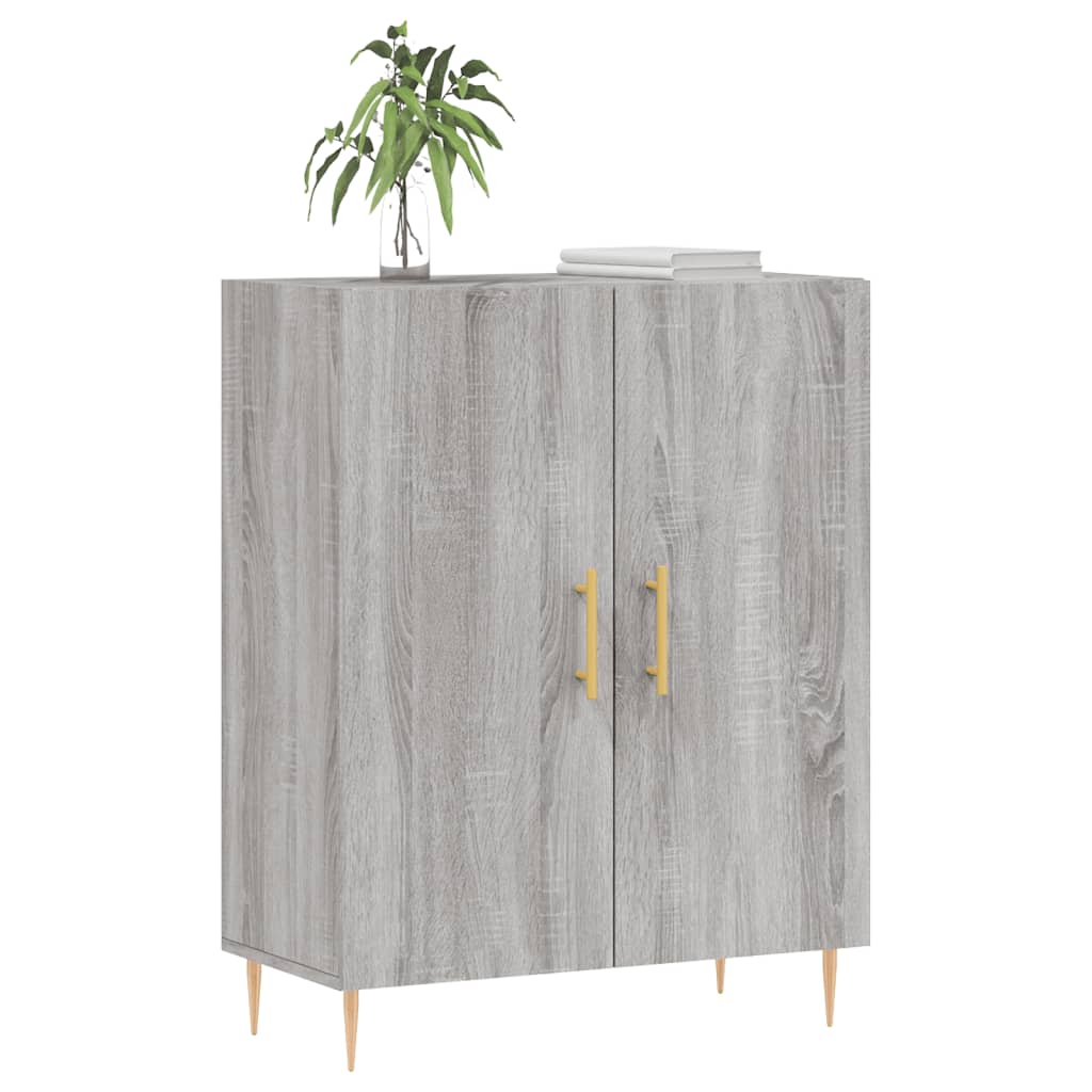 vidaXL Dulap, gri sonoma, 69,5x34x90 cm, lemn compozit