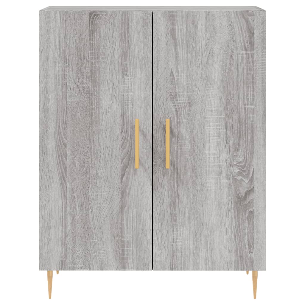 vidaXL Dulap, gri sonoma, 69,5x34x90 cm, lemn compozit