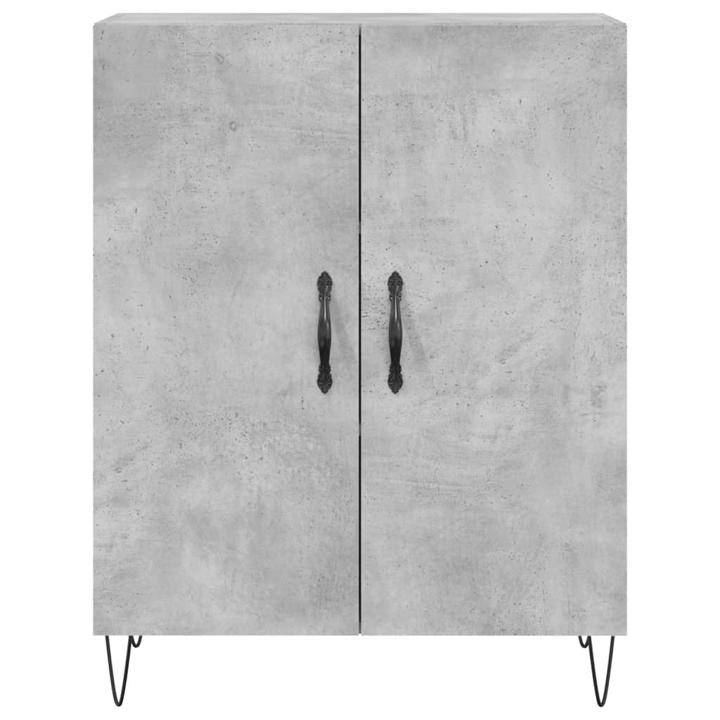 vidaXL Dulap, gri beton, 69,5x34x90 cm, lemn compozit vidaXL Dulap, gri beton, 69,5x34x90 cm, lemn compozit