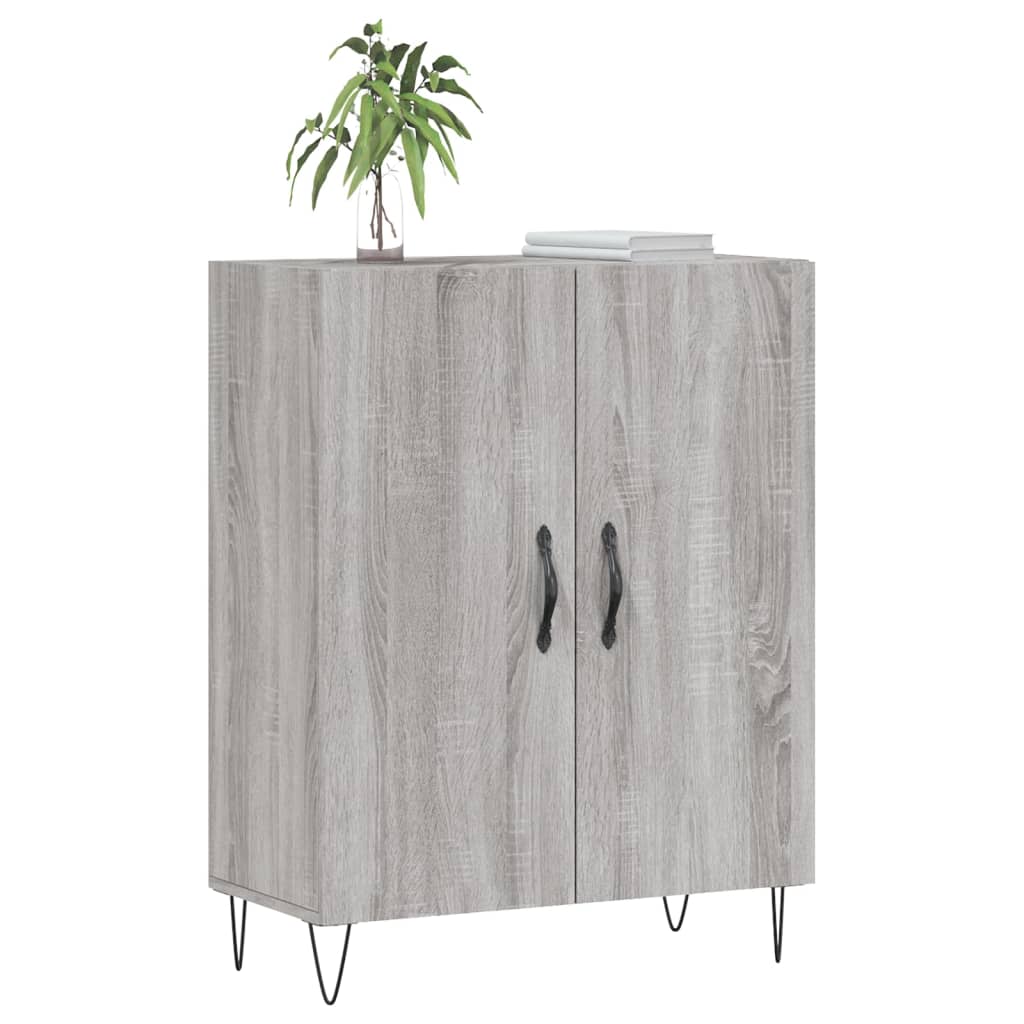 vidaXL Dulap, gri sonoma, 69,5x34x90 cm, lemn compozit vidaXL Dulap, gri sonoma, 69,5x34x90 cm, lemn compozit