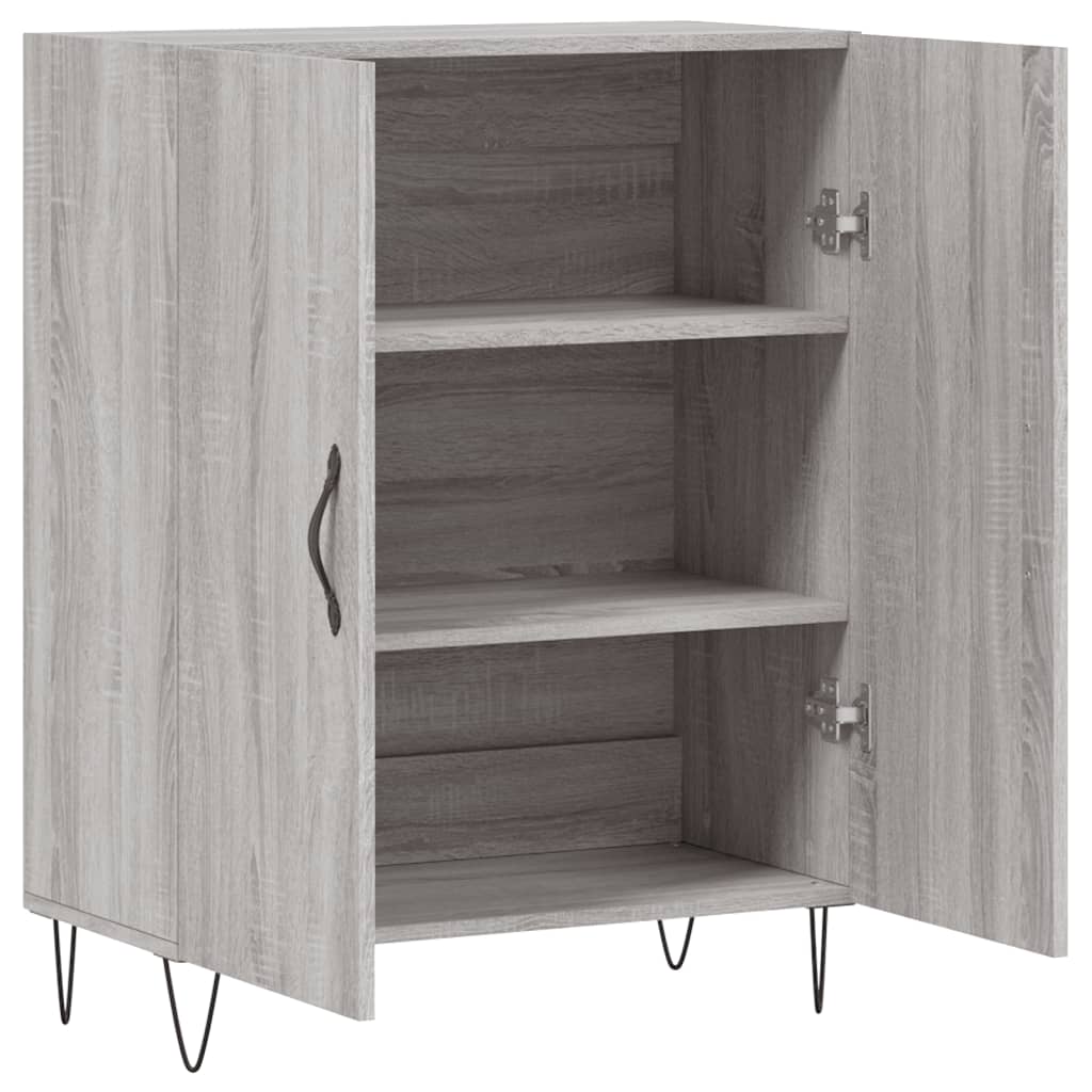 vidaXL Dulap, gri sonoma, 69,5x34x90 cm, lemn compozit vidaXL Dulap, gri sonoma, 69,5x34x90 cm, lemn compozit