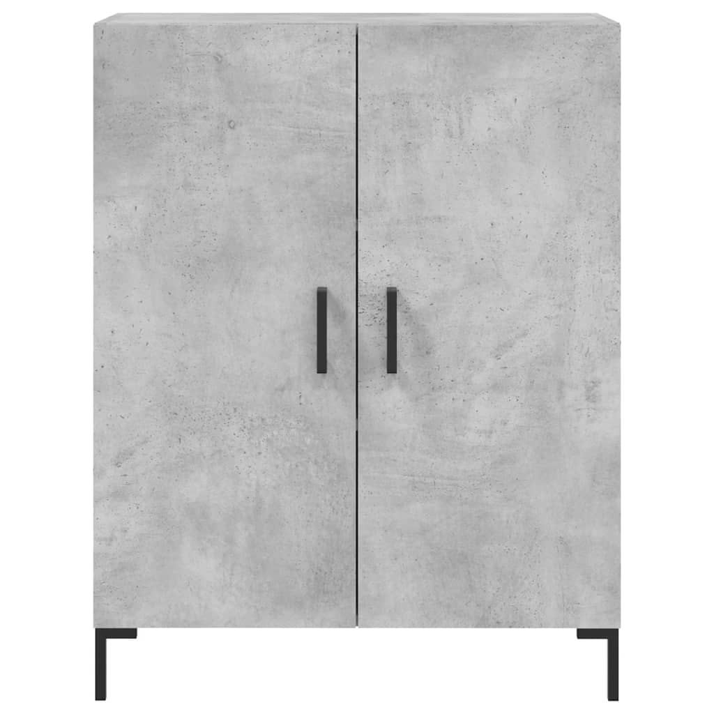 vidaXL Dulap, gri beton, 69,5x34x90 cm, lemn compozit
