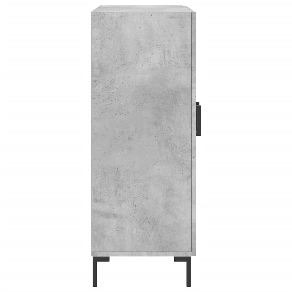 vidaXL Dulap, gri beton, 69,5x34x90 cm, lemn compozit