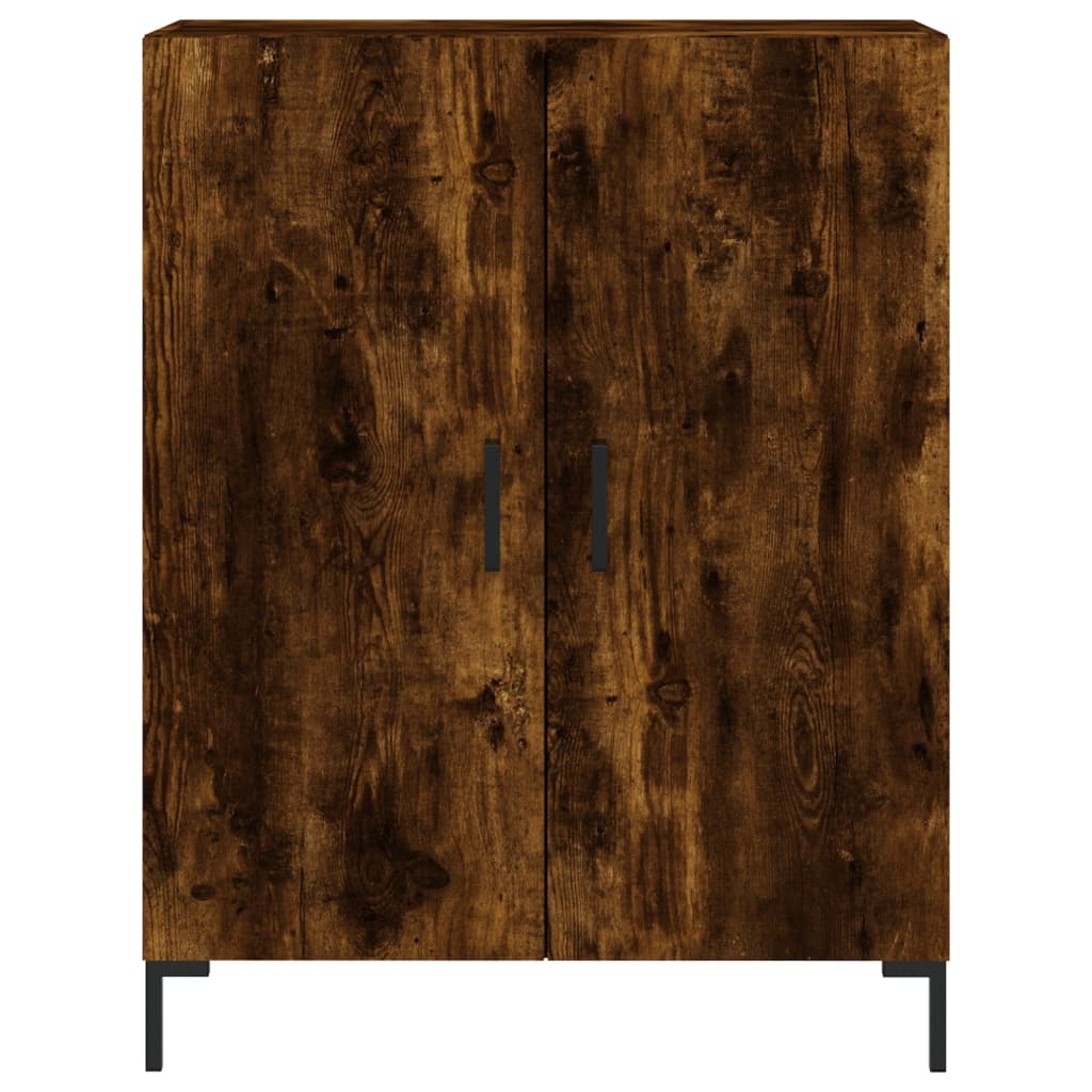vidaXL Dulap, stejar fumuriu, 69,5x34x90 cm, lemn compozit