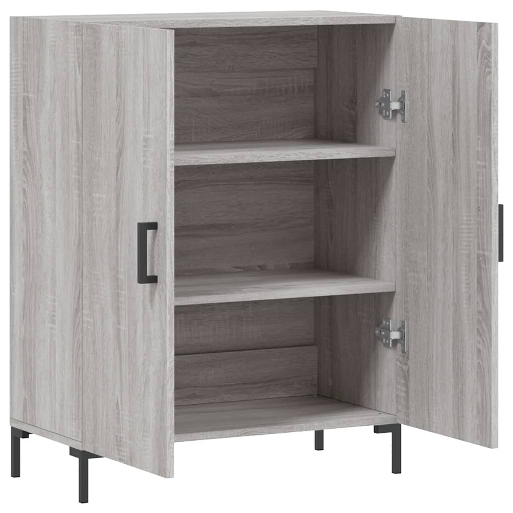 vidaXL Dulap, gri sonoma, 69,5x34x90 cm, lemn compozit vidaXL Dulap, gri sonoma, 69,5x34x90 cm, lemn compozit