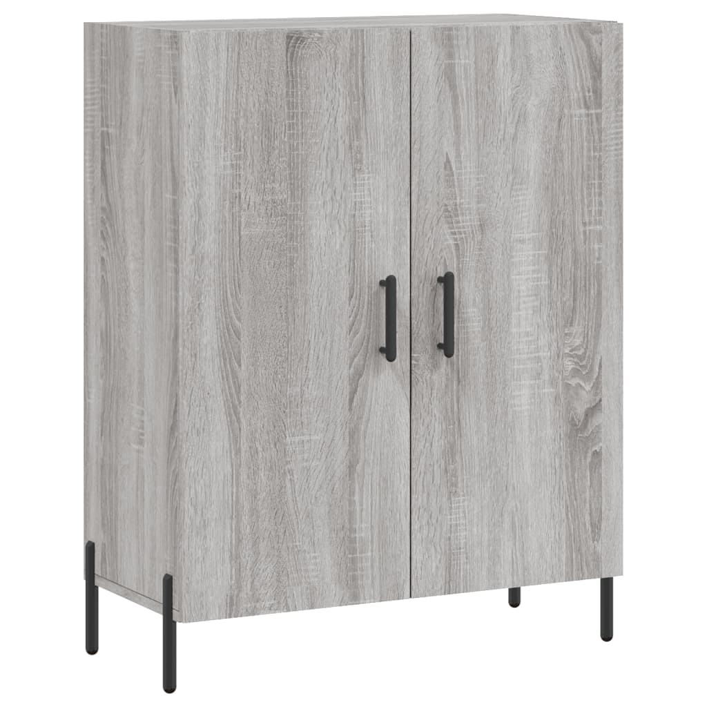 vidaXL Dulap, gri sonoma, 69,5x34x90 cm, lemn compozit