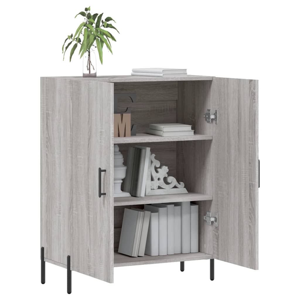 vidaXL Dulap, gri sonoma, 69,5x34x90 cm, lemn compozit