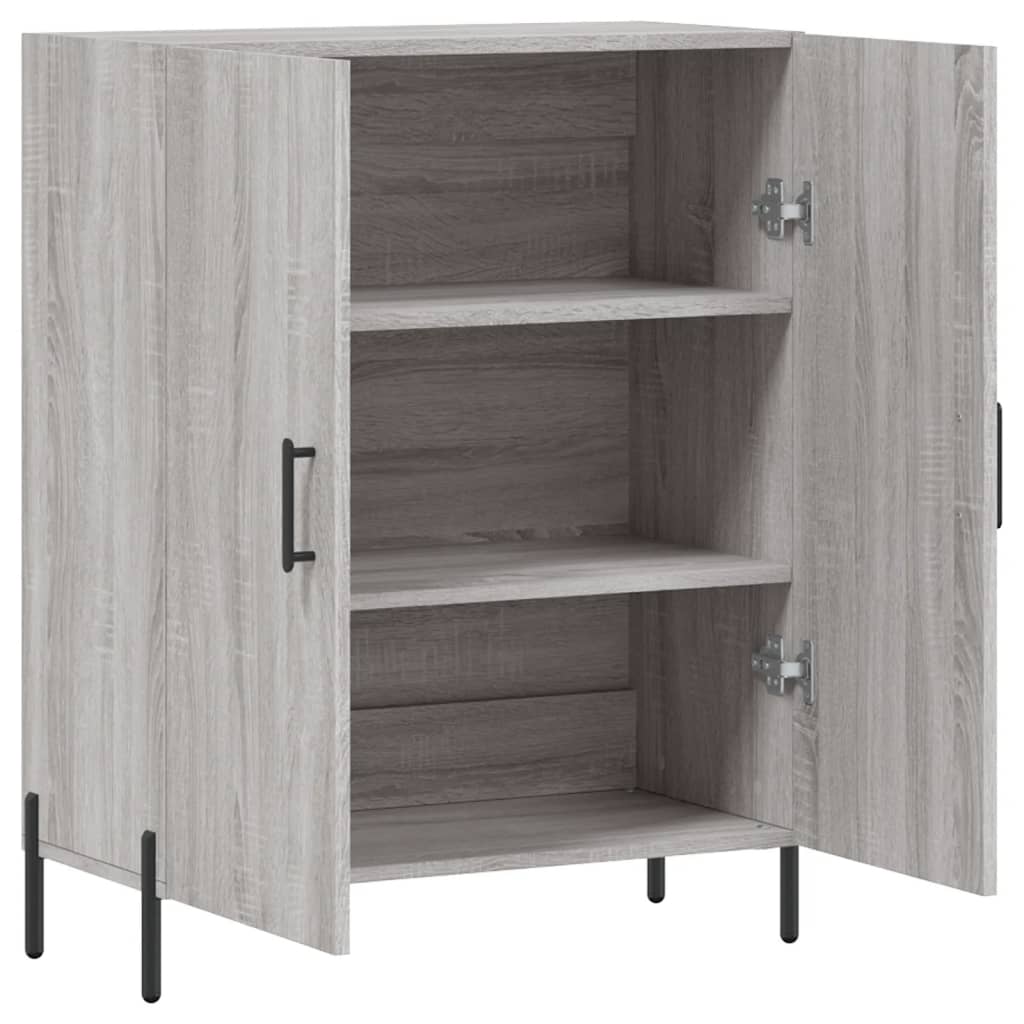 vidaXL Dulap, gri sonoma, 69,5x34x90 cm, lemn compozit