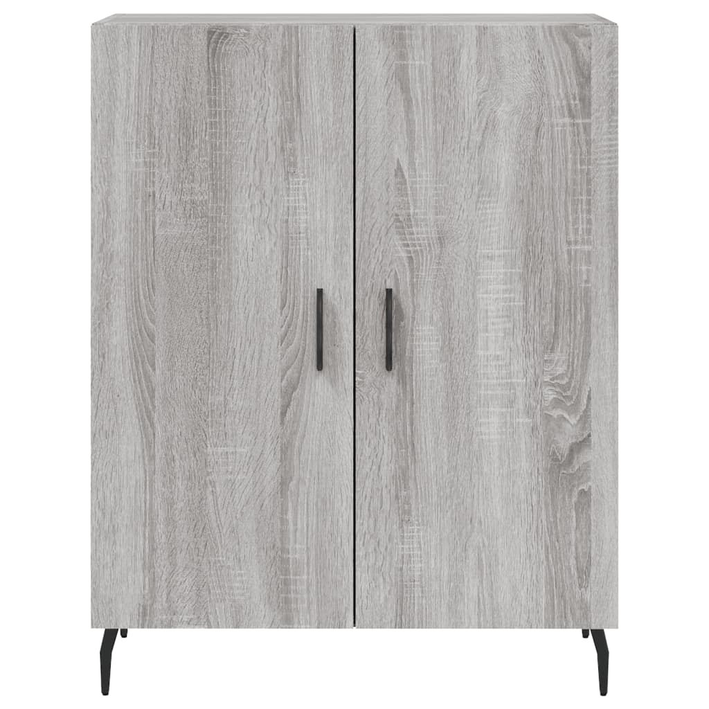 vidaXL Dulap, gri sonoma, 69,5x34x90 cm, lemn compozit