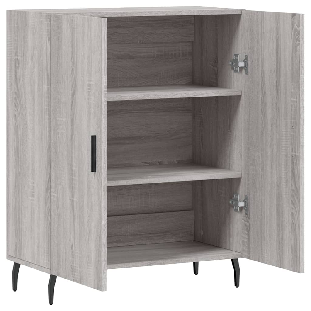 vidaXL Dulap, gri sonoma, 69,5x34x90 cm, lemn compozit