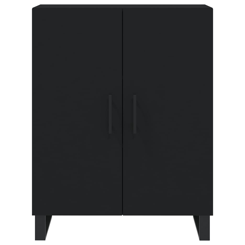 vidaXL Dulap, negru, 69,5x34x90 cm, lemn compozit