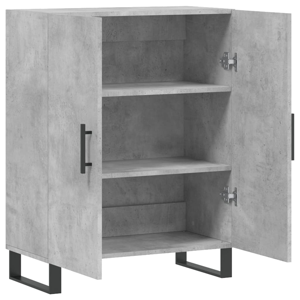 vidaXL Dulap, gri beton, 69,5x34x90 cm, lemn compozit vidaXL Dulap, gri beton, 69,5x34x90 cm, lemn compozit