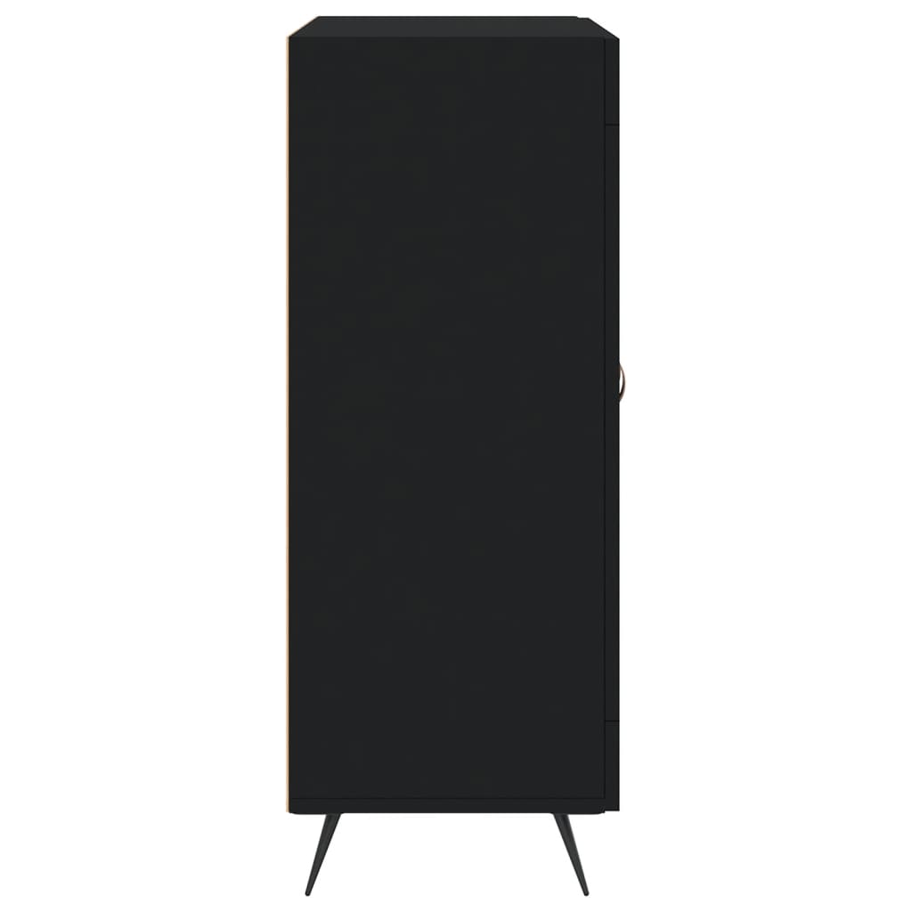 vidaXL Dulap, negru, 69,5x34x90 cm, lemn compozit