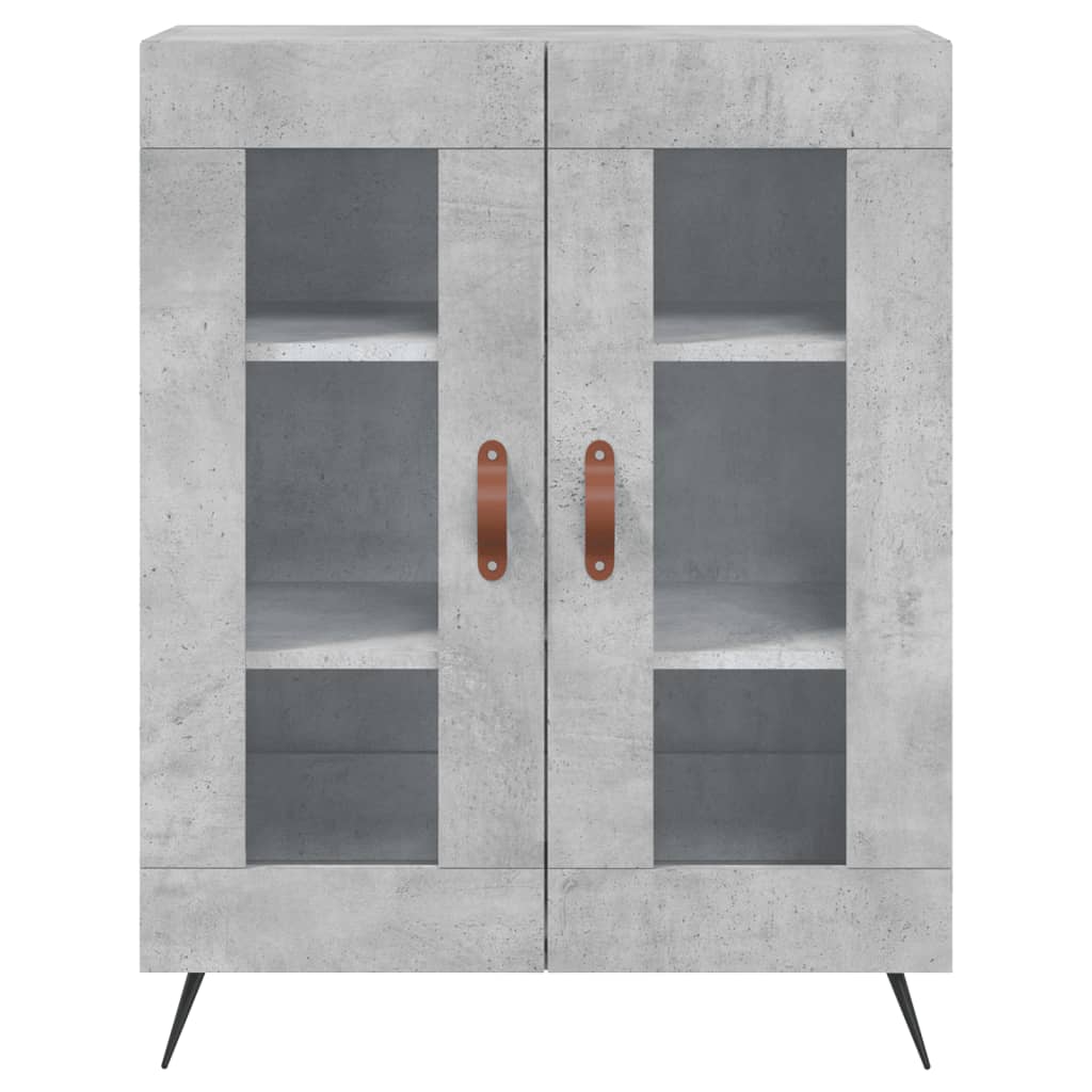 vidaXL Dulap, gri beton, 69,5x34x90 cm, lemn compozit vidaXL Dulap, gri beton, 69,5x34x90 cm, lemn compozit
