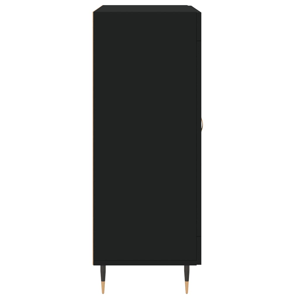 vidaXL Dulap, negru, 69,5x34x90 cm, lemn compozit vidaXL Dulap, negru, 69,5x34x90 cm, lemn compozit