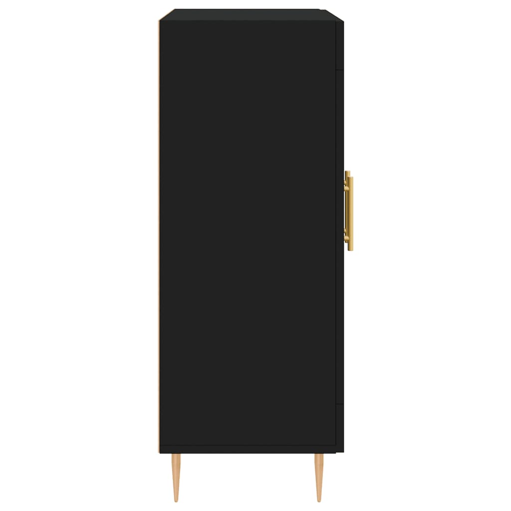 vidaXL Dulap, negru, 69,5x34x90 cm, lemn compozit