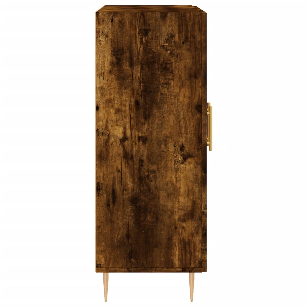 vidaXL Dulap, stejar fumuriu, 69,5x34x90 cm, lemn compozit