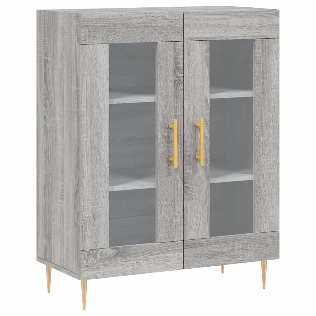 vidaXL Dulap, gri sonoma, 69,5x34x90 cm, lemn compozit vidaXL Dulap, gri sonoma, 69,5x34x90 cm, lemn compozit