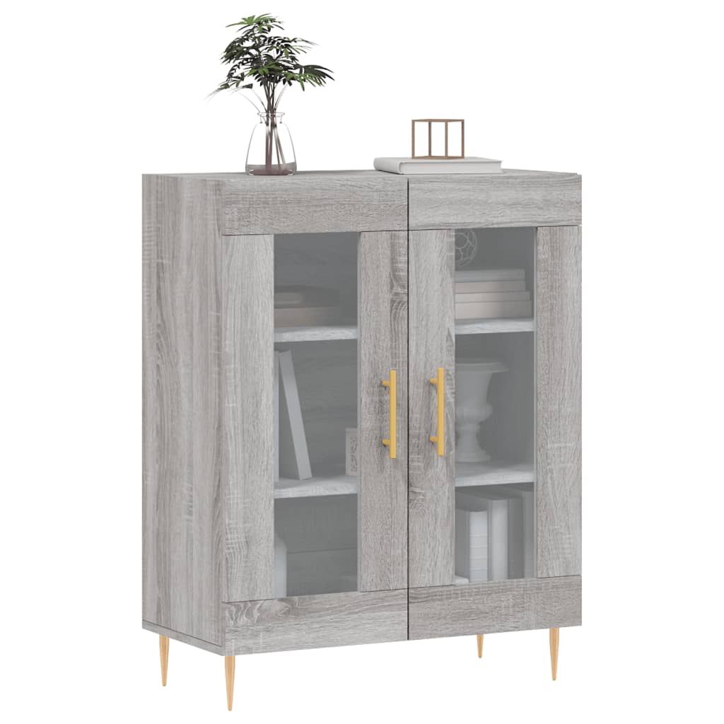 vidaXL Dulap, gri sonoma, 69,5x34x90 cm, lemn compozit vidaXL Dulap, gri sonoma, 69,5x34x90 cm, lemn compozit