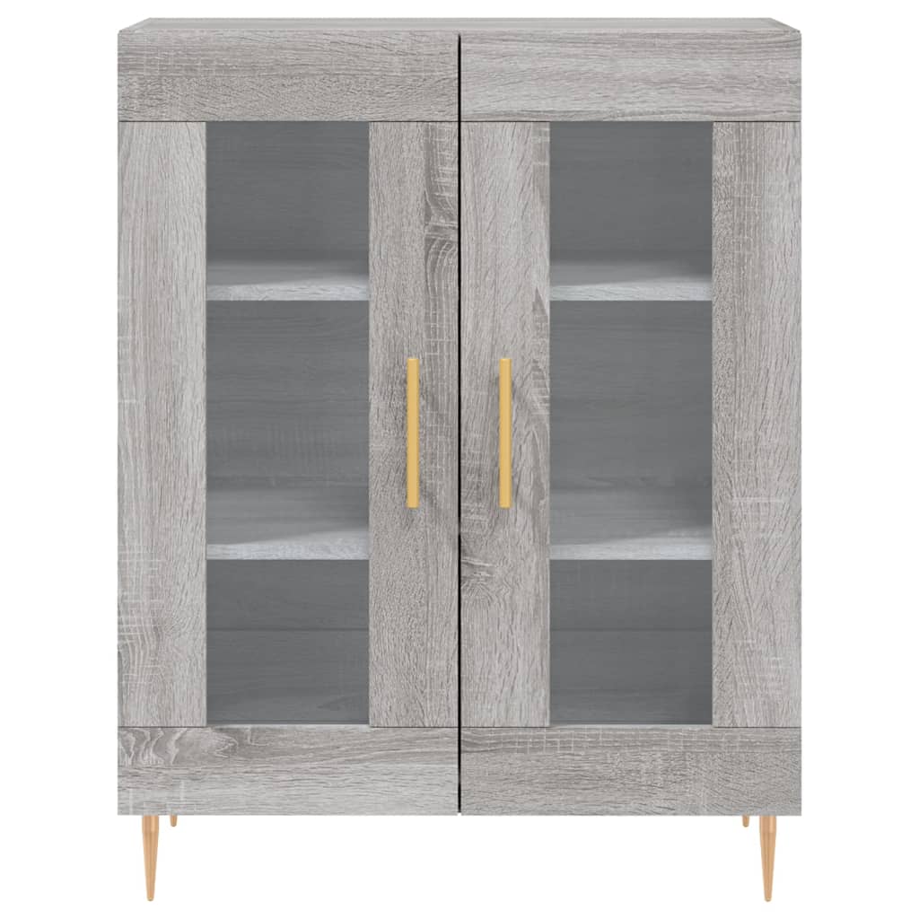 vidaXL Dulap, gri sonoma, 69,5x34x90 cm, lemn compozit vidaXL Dulap, gri sonoma, 69,5x34x90 cm, lemn compozit
