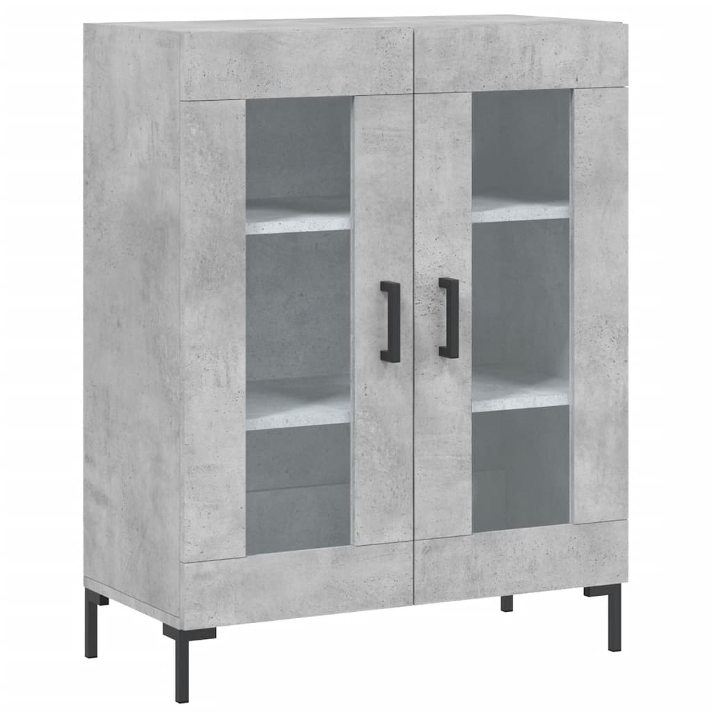 vidaXL Dulap, gri beton, 69,5x34x90 cm, lemn compozit vidaXL Dulap, gri beton, 69,5x34x90 cm, lemn compozit