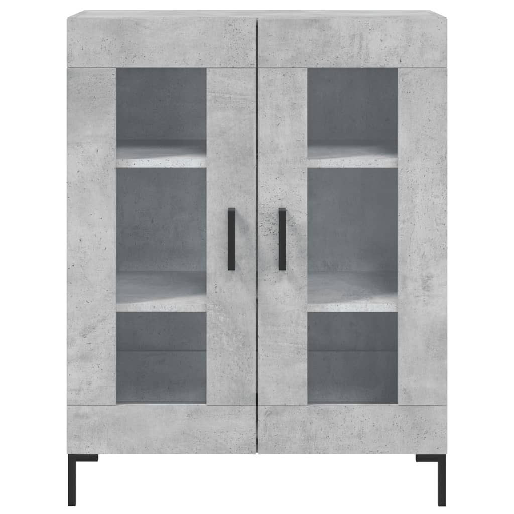 vidaXL Dulap, gri beton, 69,5x34x90 cm, lemn compozit vidaXL Dulap, gri beton, 69,5x34x90 cm, lemn compozit