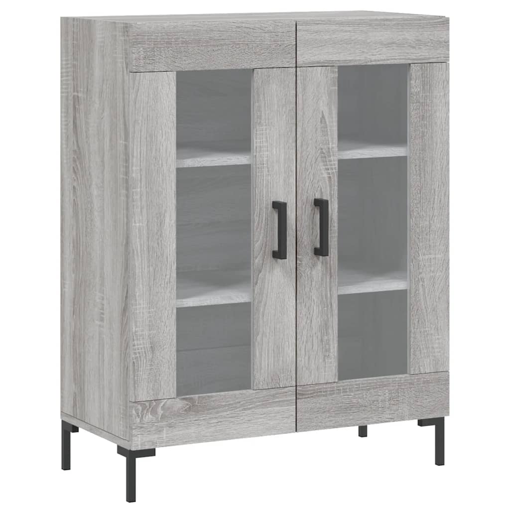 vidaXL Dulap, gri sonoma, 69,5x34x90 cm, lemn compozit