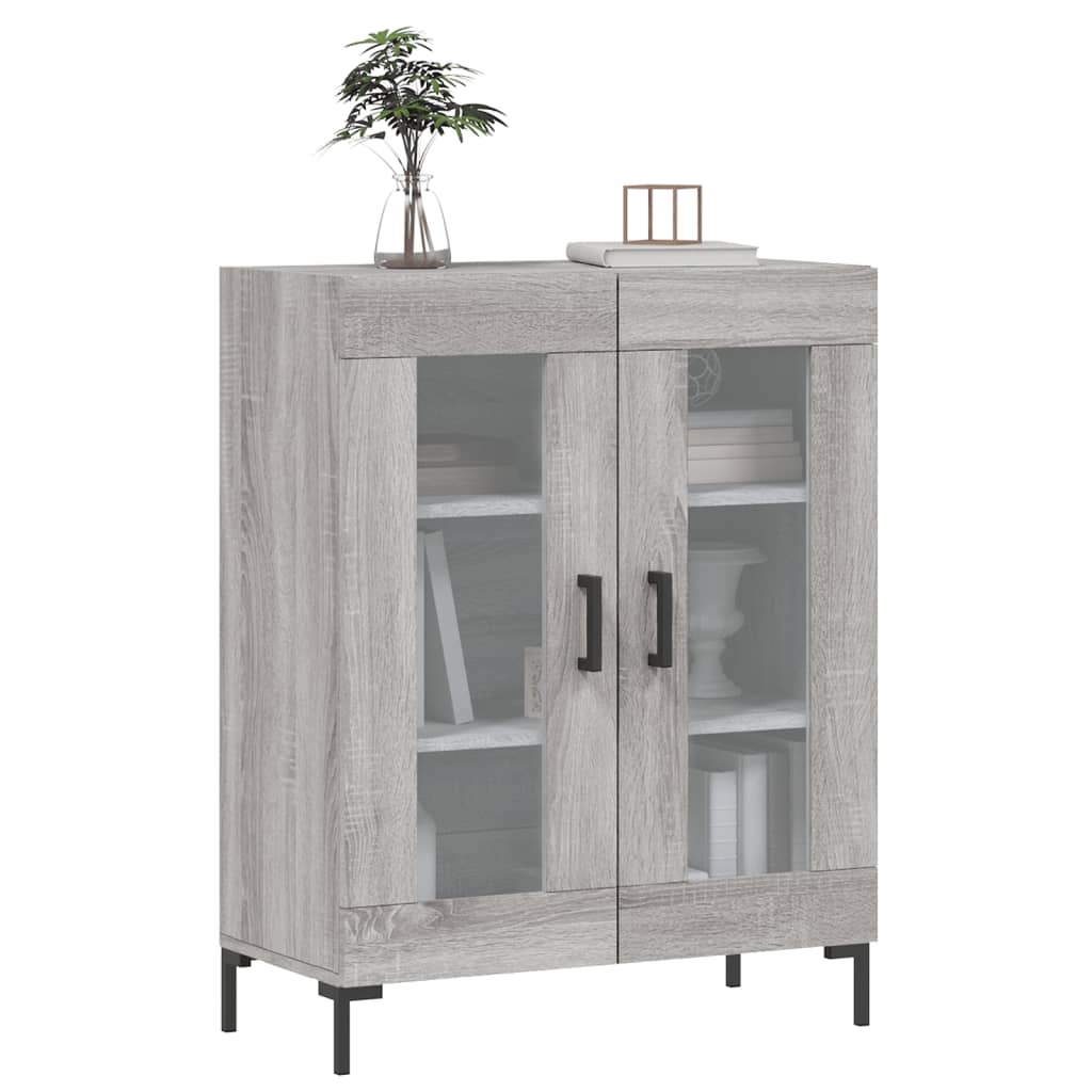 vidaXL Dulap, gri sonoma, 69,5x34x90 cm, lemn compozit
