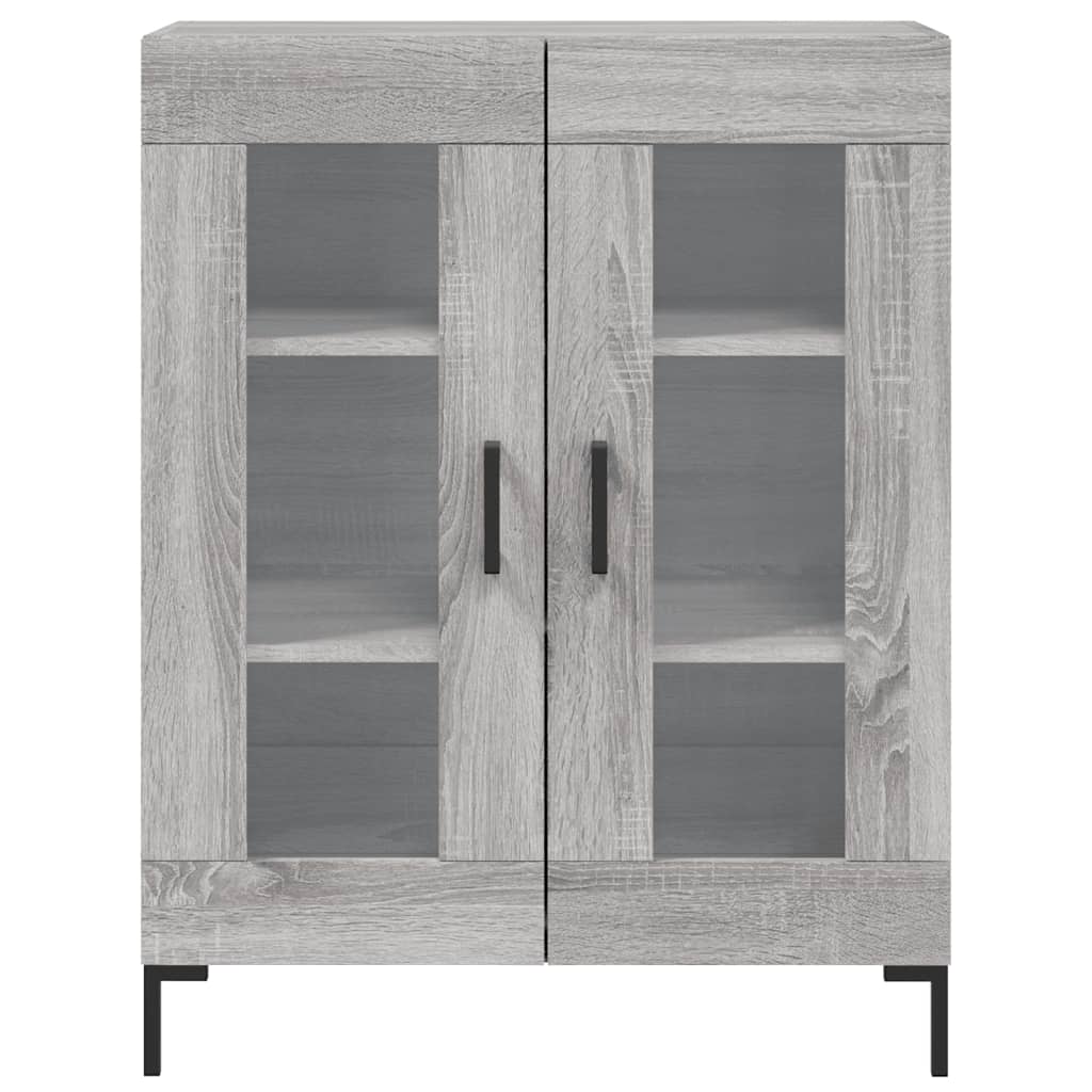 vidaXL Dulap, gri sonoma, 69,5x34x90 cm, lemn compozit