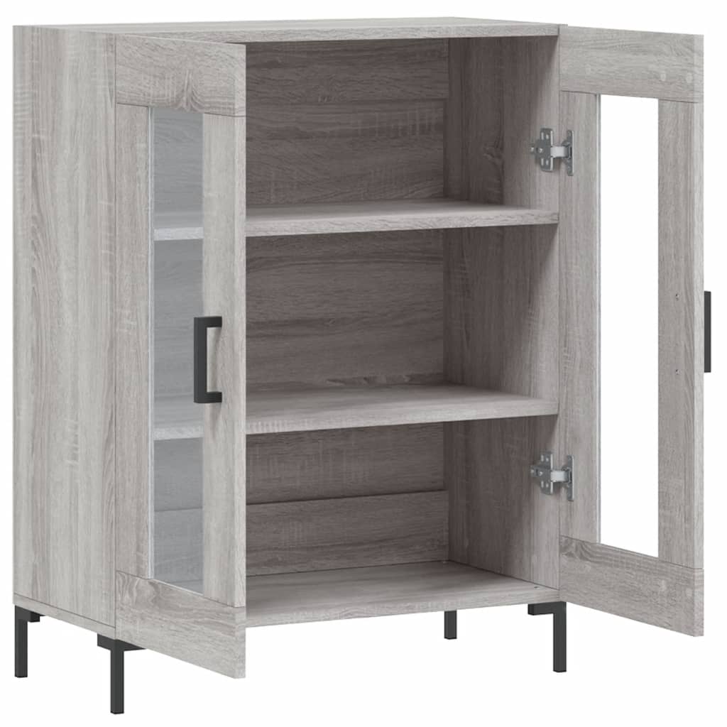 vidaXL Dulap, gri sonoma, 69,5x34x90 cm, lemn compozit