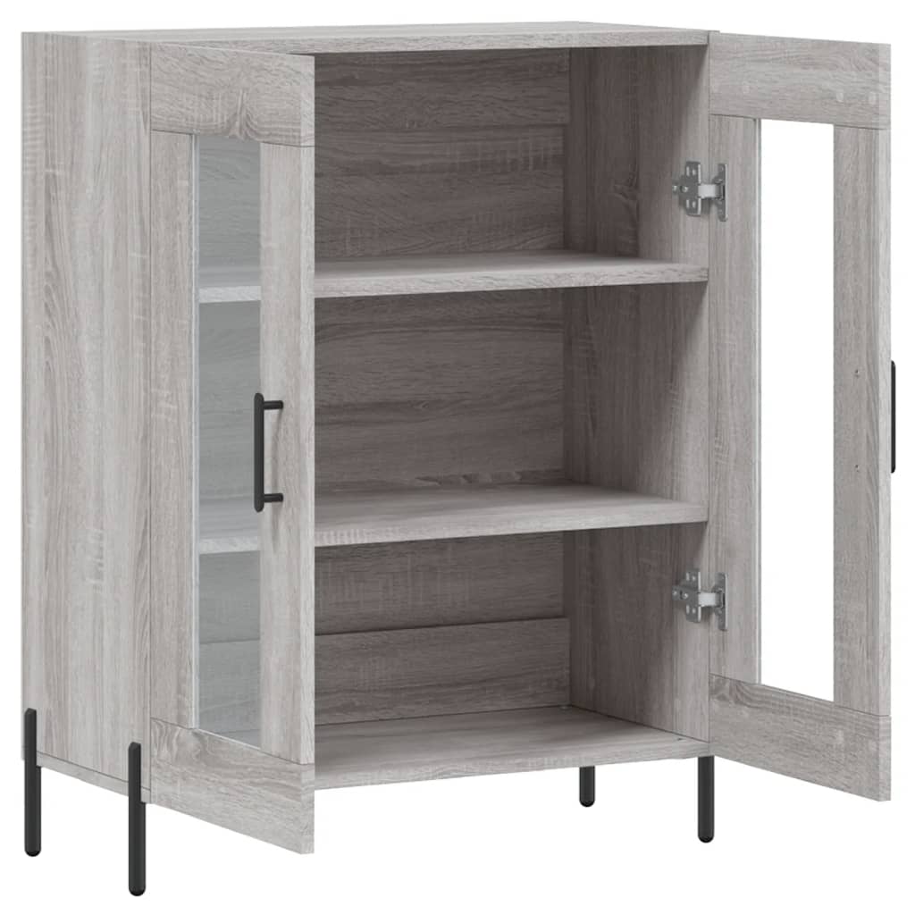 vidaXL Dulap, gri sonoma, 69,5x34x90 cm, lemn compozit