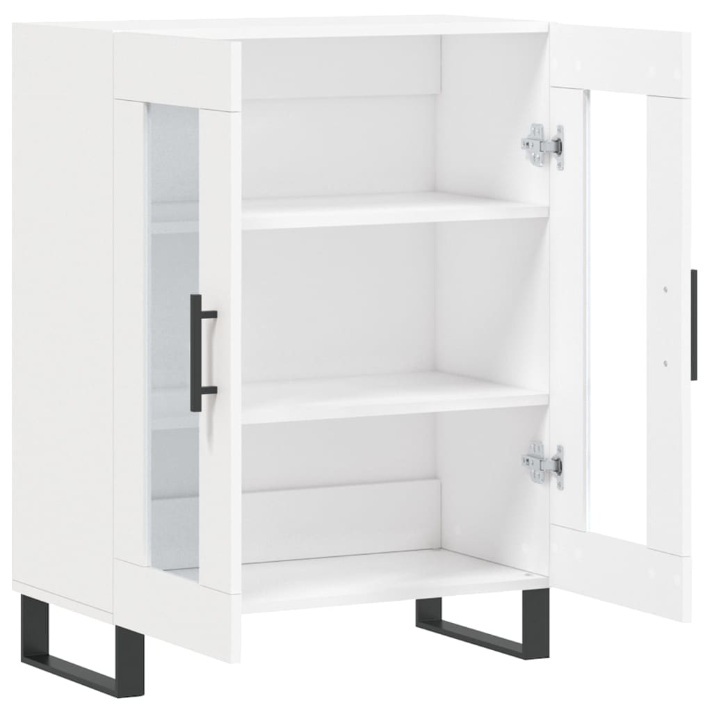 vidaXL Dulap, alb, 69,5x34x90 cm, lemn compozit