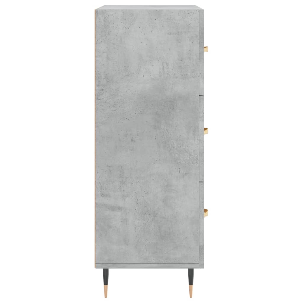 vidaXL Servantă, gri beton, 69,5x34x90 cm, lemn compozit vidaXL Servantă, gri beton, 69,5x34x90 cm, lemn compozit