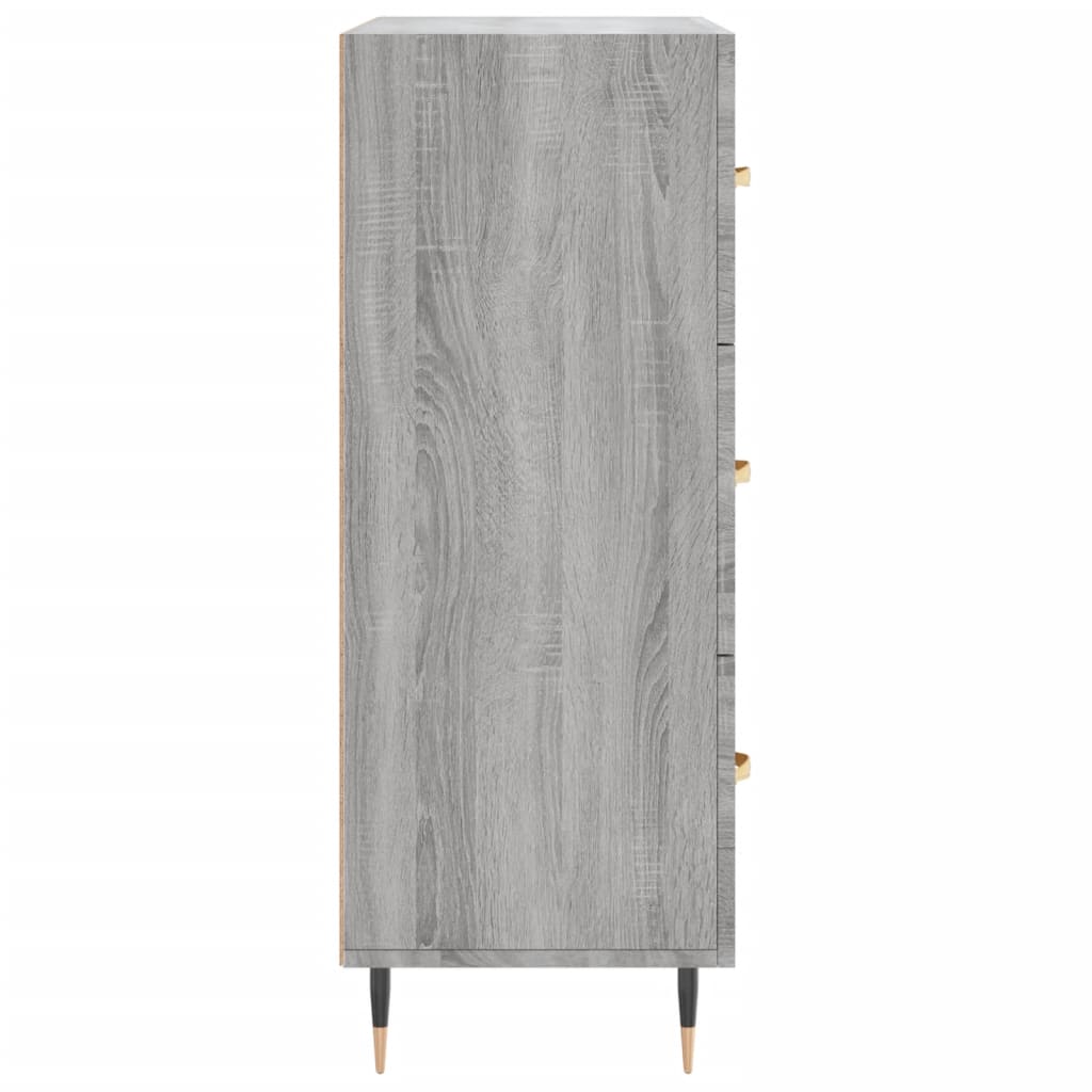 vidaXL Servantă, gri sonoma, 69,5x34x90 cm, lemn compozit vidaXL Servantă, gri sonoma, 69,5x34x90 cm, lemn compozit