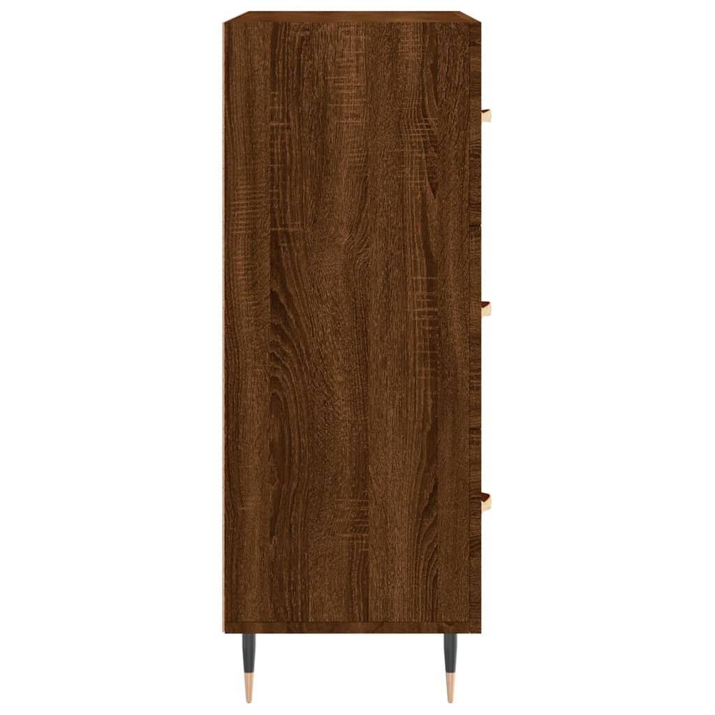 vidaXL Servantă, stejar maro, 69,5x34x90 cm, lemn prelucrat