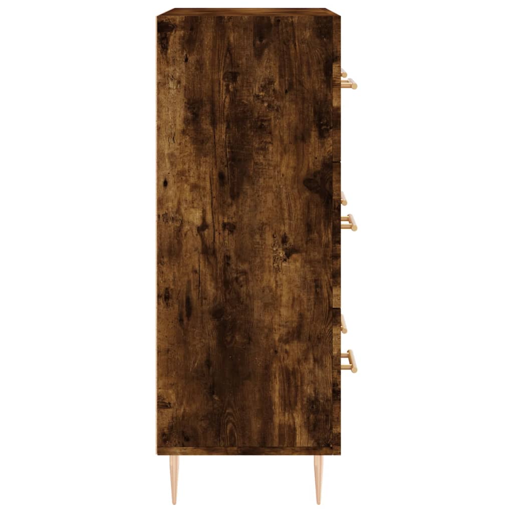 vidaXL Servantă, stejar fumuriu, 69,5x34x90 cm, lemn compozit