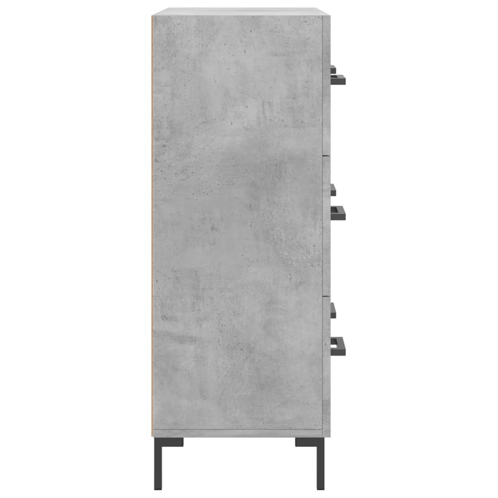 vidaXL Servantă, gri beton, 69,5x34x90 cm, lemn compozit vidaXL Servantă, gri beton, 69,5x34x90 cm, lemn compozit