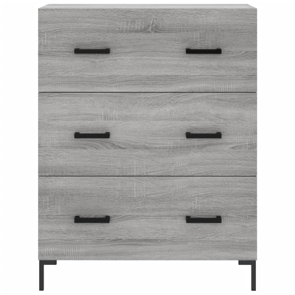 vidaXL Servantă, gri sonoma, 69,5x34x90 cm, lemn compozit vidaXL Servantă, gri sonoma, 69,5x34x90 cm, lemn compozit