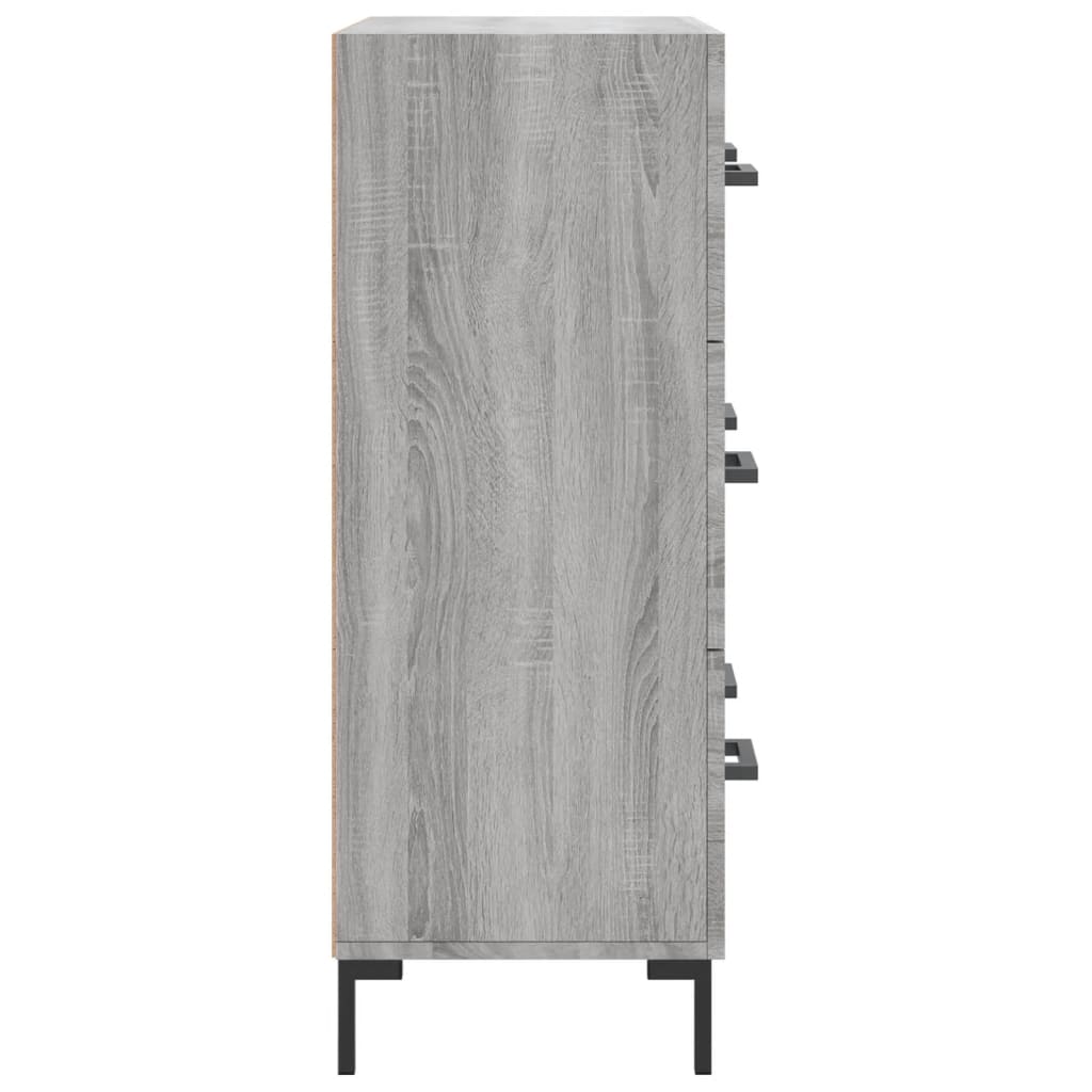 vidaXL Servantă, gri sonoma, 69,5x34x90 cm, lemn compozit vidaXL Servantă, gri sonoma, 69,5x34x90 cm, lemn compozit