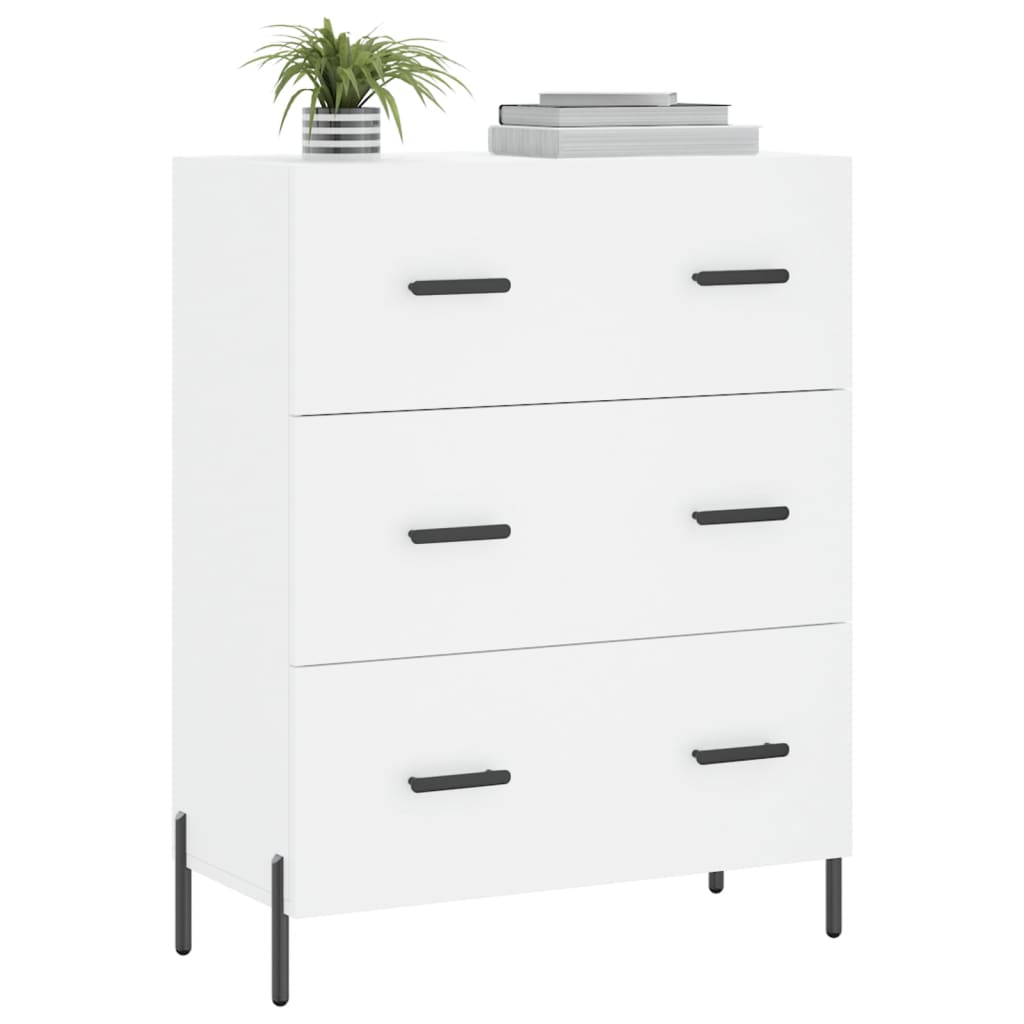 vidaXL Servantă, alb, 69,5x34x90 cm, lemn compozit vidaXL Servantă, alb, 69,5x34x90 cm, lemn compozit