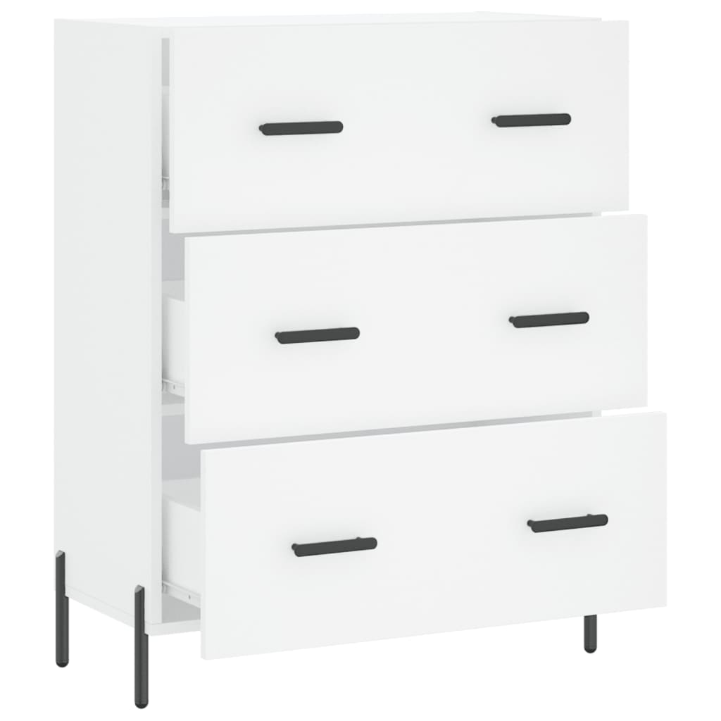 vidaXL Servantă, alb, 69,5x34x90 cm, lemn compozit vidaXL Servantă, alb, 69,5x34x90 cm, lemn compozit