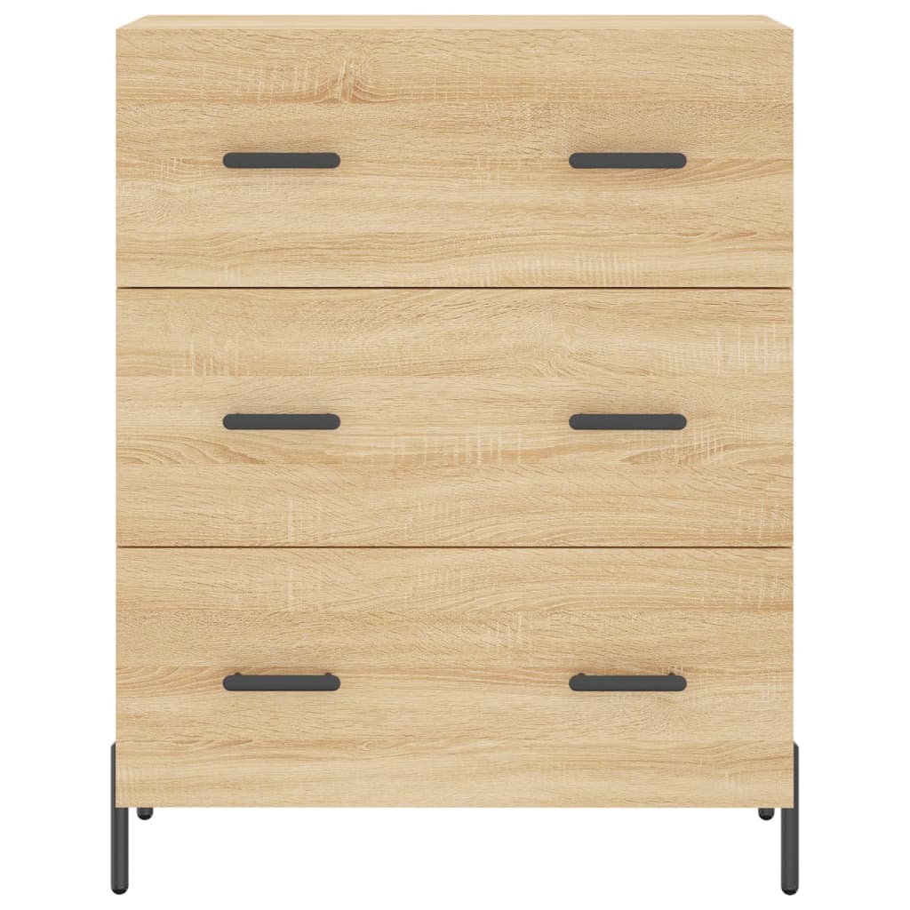 vidaXL Servantă, stejar sonoma, 69,5x34x90 cm, lemn compozit