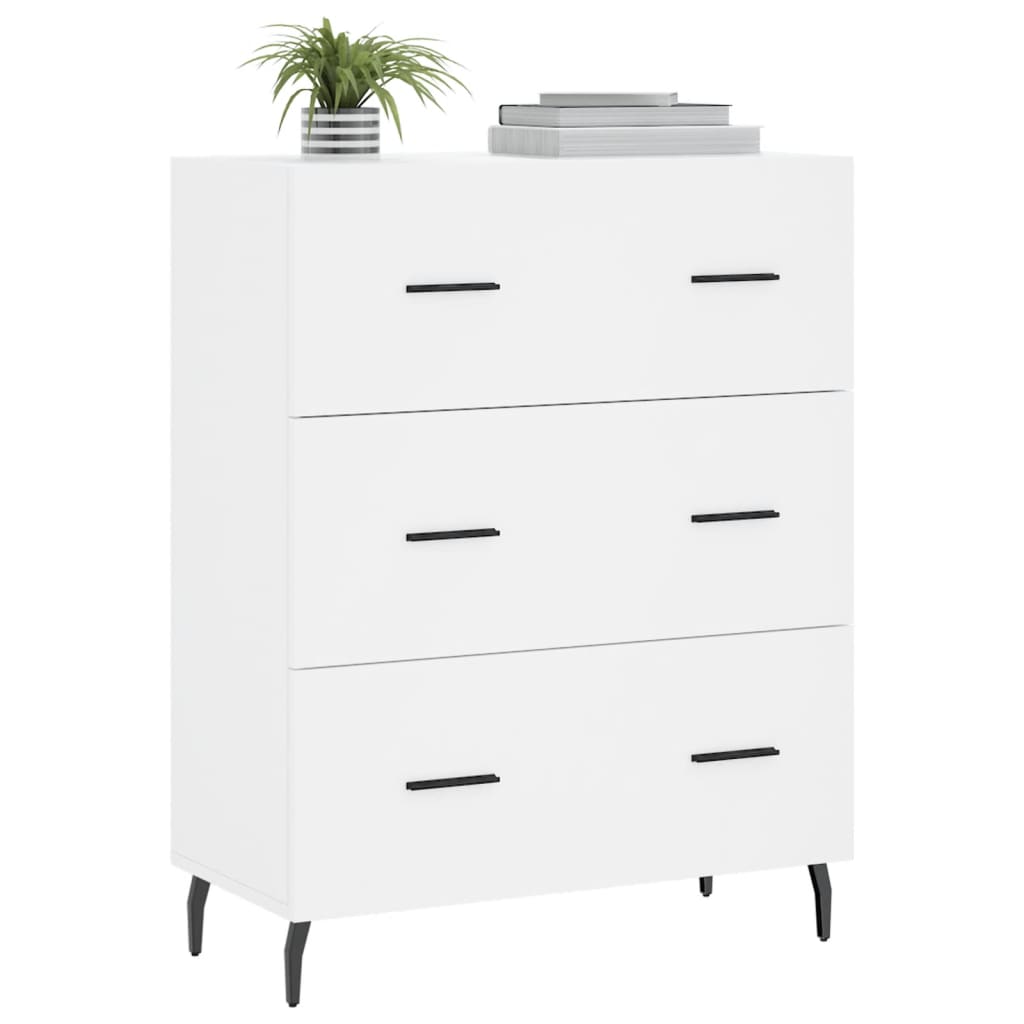 vidaXL Servantă, alb, 69,5x34x90 cm, lemn compozit vidaXL Servantă, alb, 69,5x34x90 cm, lemn compozit
