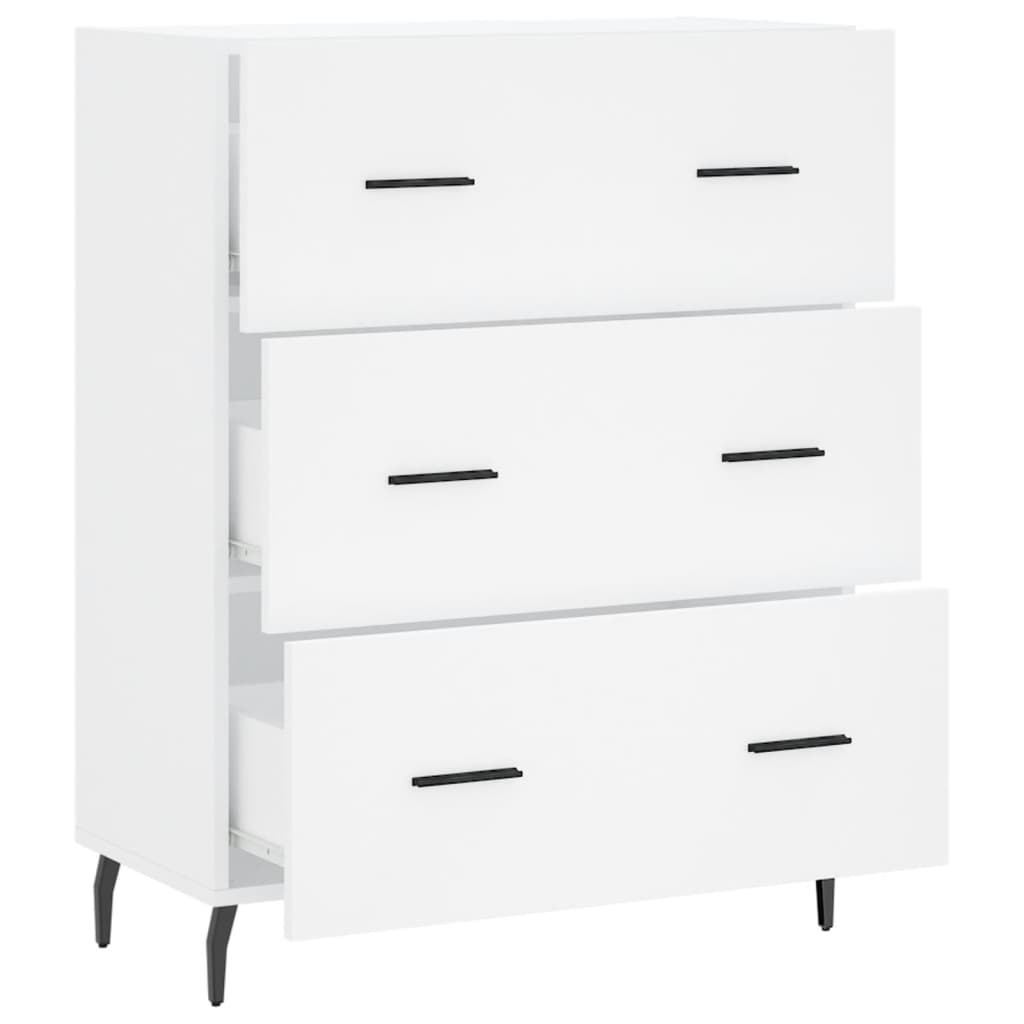 vidaXL Servantă, alb, 69,5x34x90 cm, lemn compozit vidaXL Servantă, alb, 69,5x34x90 cm, lemn compozit