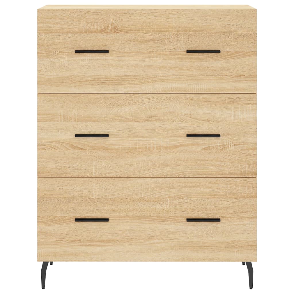 vidaXL Servantă, stejar sonoma, 69,5x34x90 cm, lemn compozit