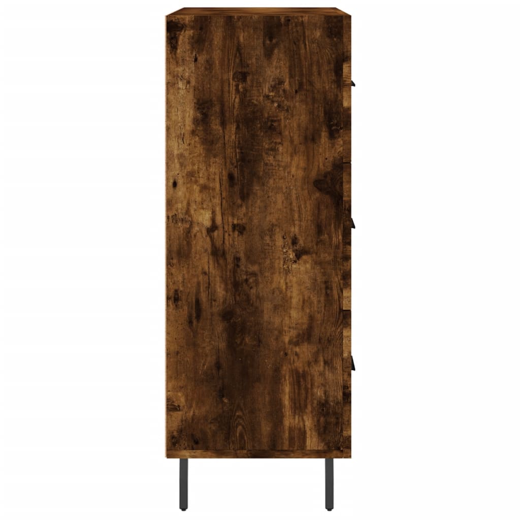 vidaXL Servantă, stejar fumuriu, 69,5x34x90 cm, lemn compozit