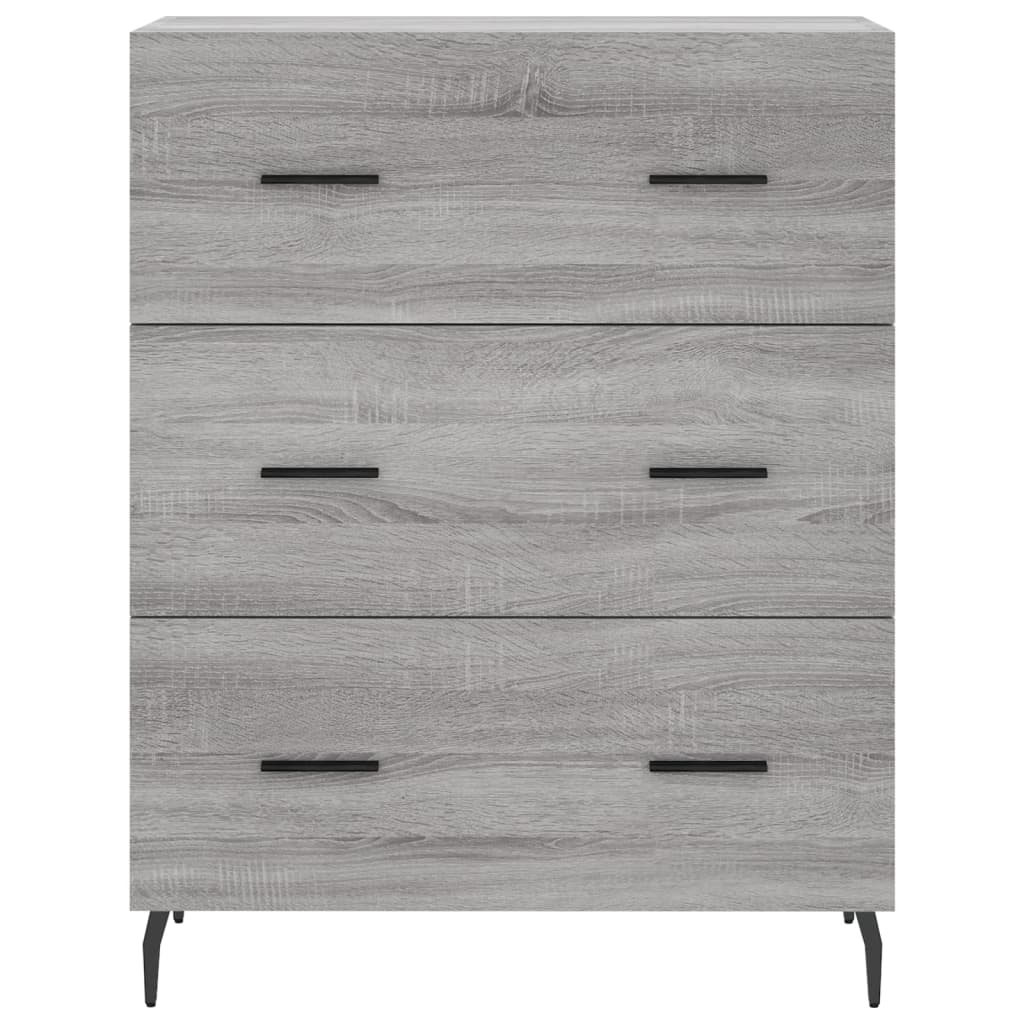 vidaXL Servantă, gri sonoma, 69,5x34x90 cm, lemn compozit vidaXL Servantă, gri sonoma, 69,5x34x90 cm, lemn compozit